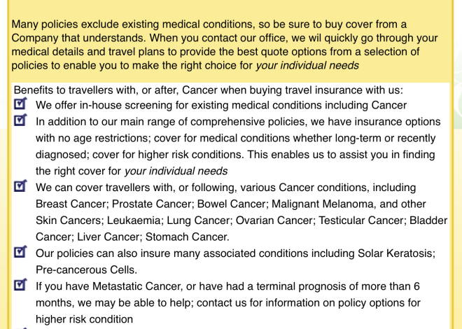 Can You Get Travel Insurance If You Have Cancer?