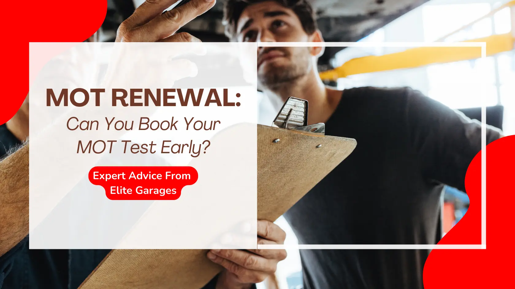 How Early Can You Book Your MOT Test