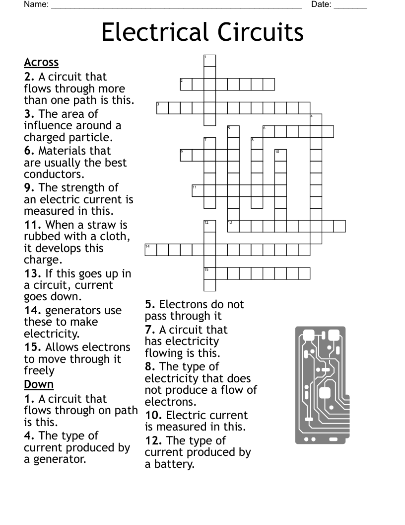 Circuit Component Crossword Clue
