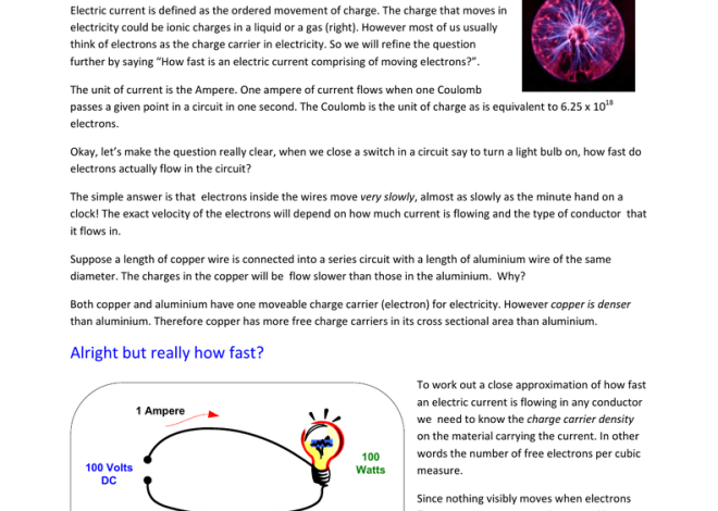 The Speed of Electricity: How Fast Does it Actually Travel?