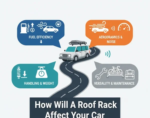 How a Roof Rack Affects Your Car